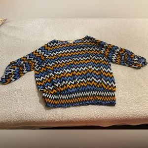 Plus Size Multi-Color Kimono Top